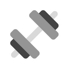 Editable dumbbell vector icon. Part of a big icon set family. Perfect for web and app interfaces, presentations, infographics, etc