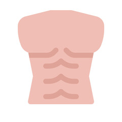 Editable muscular body vector icon. Part of a big icon set family. Perfect for web and app interfaces, presentations, infographics, etc