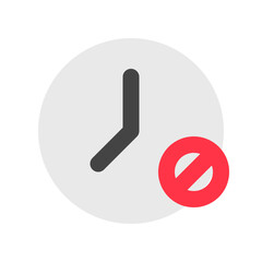 Editable countdown timer off vector icon. Part of a big icon set family. Perfect for web and app interfaces, presentations, infographics, etc