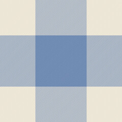 Menu fabric textile pattern, guy seamless plaid tartan. Mesh background texture check vector in blue and light colors.