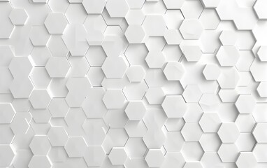 3d white background with hexagon pattern, white color, simple design, white gradient background, high resolution, high quality, high detail, high definition 
