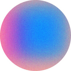 Cool Shape Perfect Oval Smooth Contours Subtle Shading Full Circle Gradient with Noisy Effect Seamless for Mobile App Backgrounds