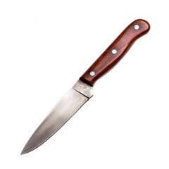 Paring Knife top view full length isolate on transparency background PNG