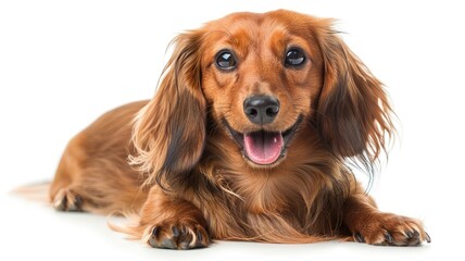 A happy-looking, playful dog 