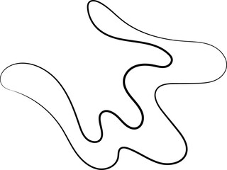 ink outline abstract