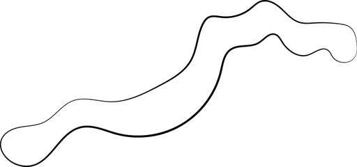 ink outline abstract