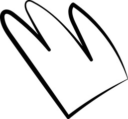 ink outline abstract