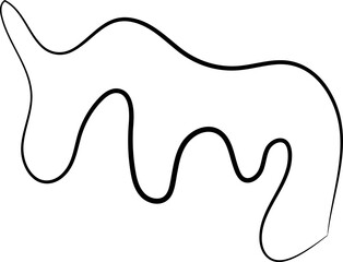 ink outline abstract