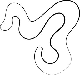 ink outline abstract