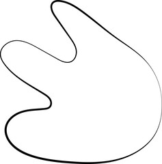 ink outline abstract