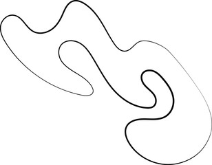 ink outline abstract