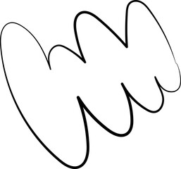 ink outline abstract