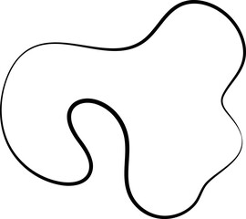 ink outline abstract