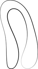 ink outline abstract