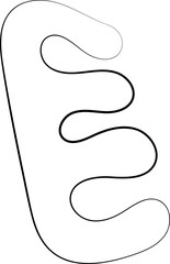 ink outline abstract