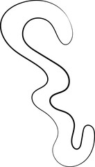 ink outline abstract