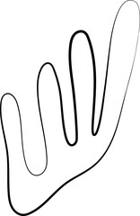 ink outline abstract