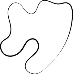 ink outline abstract