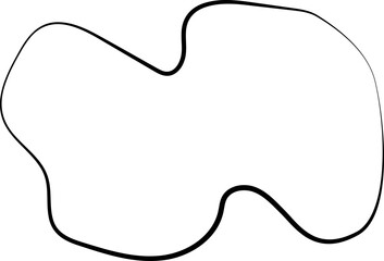 Obraz premium ink outline abstract