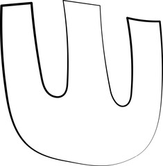 ink outline abstract