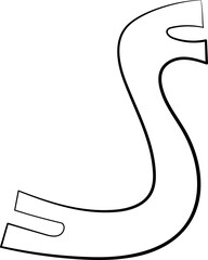 ink outline abstract