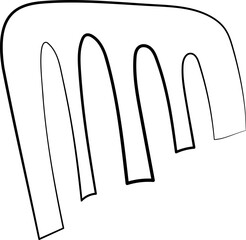 ink outline abstract