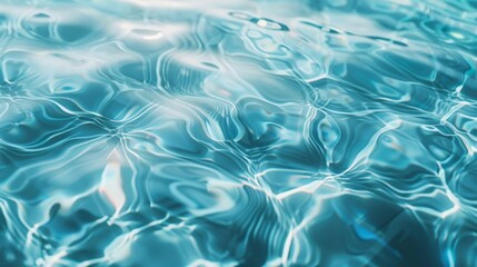 Close-up photo of tranquil blue water with gentle ripples, perfect for themes related to calmness, serenity, and nature.