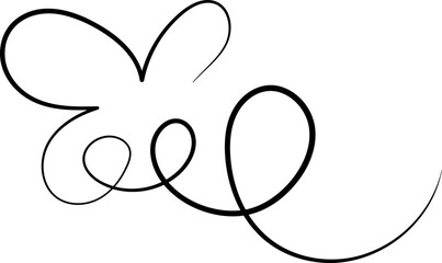 ink outline abstract