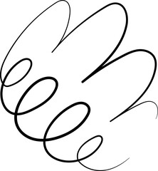 ink outline abstract