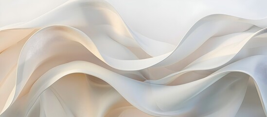 Obraz premium white silk background
