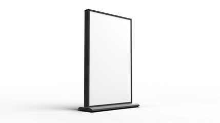 vertical billboard standing on the ground