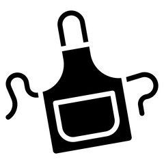 apron glyph icon