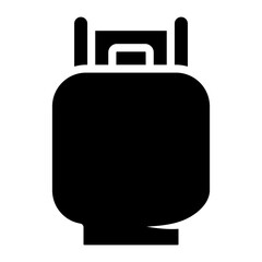 cooking gas cylinder glyph icon