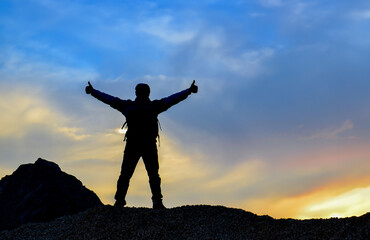 career success, happy and positive attitude