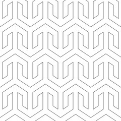 Seamless pattern. Ethnic motif. Figures wallpaper. Arrows background. Curves ornament. Folk image. Arrow shapes backdrop. Digital paper, textile print, web design, abstract.