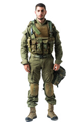 soldier, transparent background