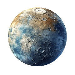 Mercury Planet isolated on transparent background