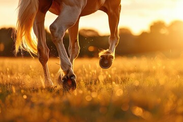 Horse Standing in Grass