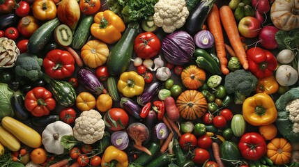 Colorful Vegetables Taking Center Stage