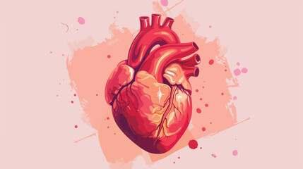 Isolated heart design Vector illustration. Vector style