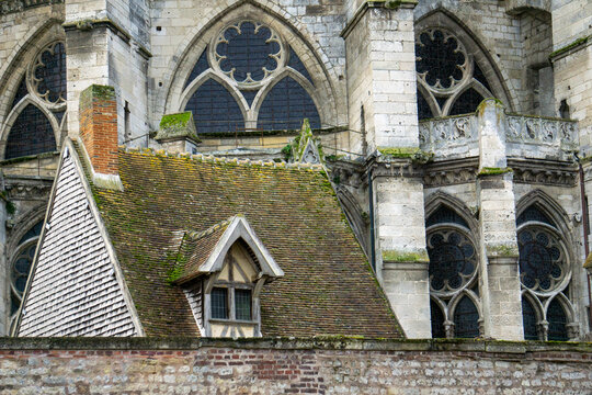 Particolari di una cattedrale francese