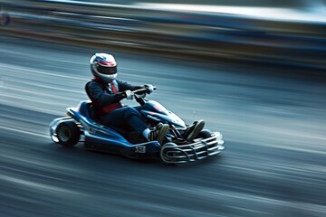go-kart. Beautiful simple AI generated image in 4K, unique.