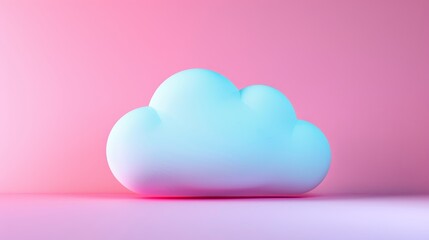 Cloud Ideas Computing ad, 3d Rendering, AI generating