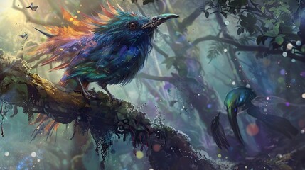 Realm of Magic, Whimsical Creatures from Fairytales. Generative Ai