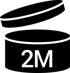 Pao symbol cosmetic vector  icon. 3, 6, 8, 9, 10, 12, 24, 36, 48 Period after opening, PAO symbol and Green Point symbol for cosmetics packaging. Vector