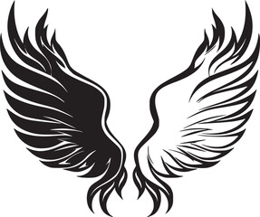 black wings icons