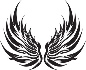 black wings icons