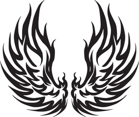 Naklejka premium wings vector