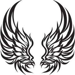 black wings icons