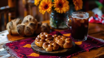 On the Day of the Dead in Ecuador you can savor the delightful combination of traditional bread babies known as guaguas de pan alongside a comforting colada morada drink